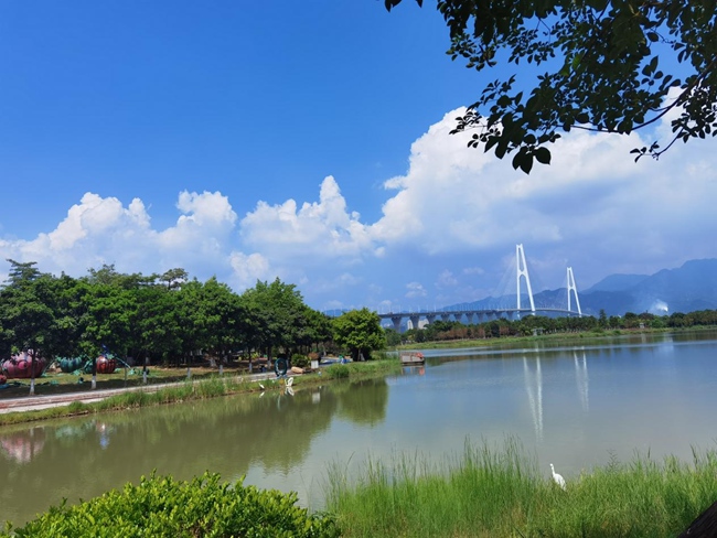 美麗的紅光湖。馬尾區(qū)河長辦供圖